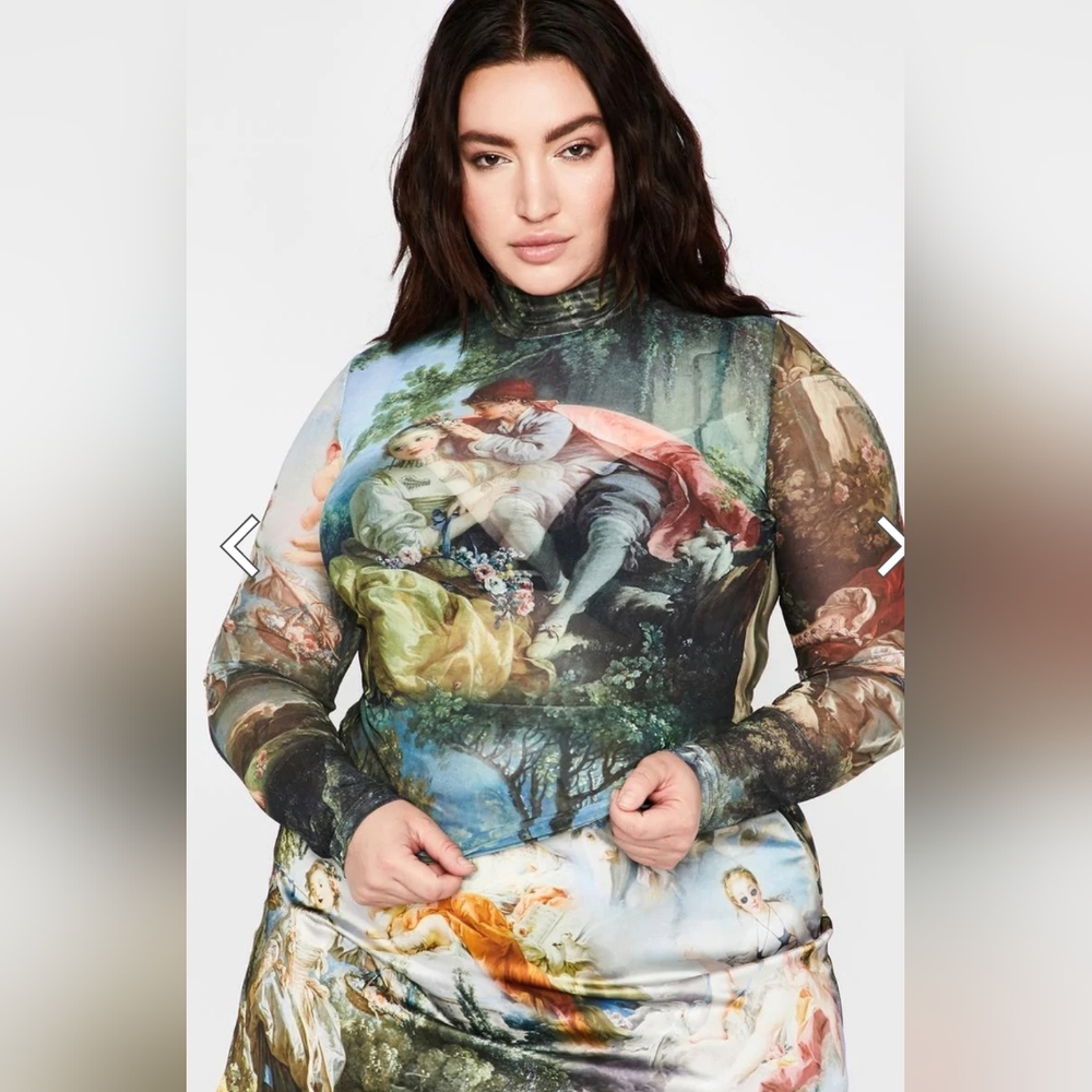 Dollskill Current Mood Mesh Top